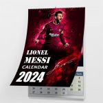 Calendar Messi 2024 &#8211; A3 &#8211; 12 pagini in Romana