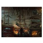 Tablou afis Bloodborne - Material produs:: Tablou canvas pe panza CU RAMA, Dimensiunea:: 80x120 cm