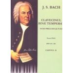 Clavecinul bine temperat pentru pian caietul 2 - J.S. Bach