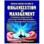 Critical Success Factors In Organization And Management - Constantin Mihaescu