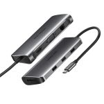 Adaptor multifunctional USB-C, Ugreen 10in1, Gri