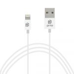 Cablu de date Lightning, Prio, Lungime cablu de 1m, Putere 1A, Alb