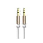Cablu de date mini elastic Jack 3.5mm, Dudao, 150cm, Alb