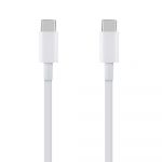 Cablu de date si incarcare OBAL:ME, Fast Charge USB-C/USB-C, 1m, Alb