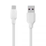 Cablu de date si incarcare OBAL:ME USB-A/USB-C, 1m, Alb