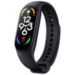 Bratara Smartband Xiaomi Mi Smart Band 7, 1,62 inch, Bluetooth 5.2, Negru