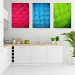 Set 3 tablouri minimaliste forme abstracte - Dimensiune multicanvas: 3 tablouri 80x120 cm