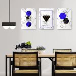 Set 3 tablouri minimaliste forme geometrice - Dimensiune multicanvas: 3 tablouri 30x45 cm