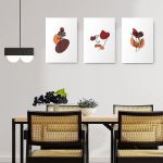 Set 3 tablouri Boho minimalism flori portret femeie - Dimensiune multicanvas: 3 tablouri 80x120 cm