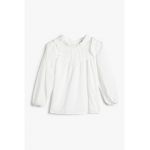 Bluza de bumbac cu volane