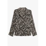 Bluza de pijama cu animal print