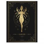 Tablou zodia rac auriu - Material produs:: Poster pe hartie FARA RAMA, Dimensiunea:: 50x70 cm