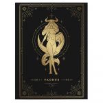 Tablou zodia taur auriu - Material produs:: Poster pe hartie FARA RAMA, Dimensiunea:: 60x80 cm