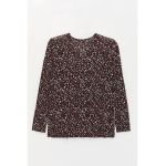 Bluza cu decolteu in V si model
