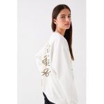 Bluza de trening cu imprimeu cu Tinkerbell