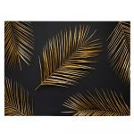 Frunze aurii tropicale tablou - Material produs:: Poster pe hartie FARA RAMA, Dimensiunea:: 30x40 cm