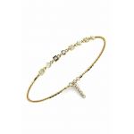 Bratara din aur de 14K decorata cu diamante