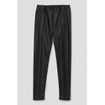 Colanti slim fit de piele ecologica