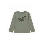 Bluza din bumbac cu imprimeu logo