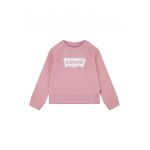 Bluza de trening cu imprimeu logo si maneci raglan