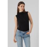 Bluza fara maneci cu decolteu drapat