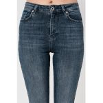 Blugi skinny cu talie inalta
