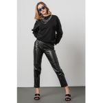Bluza de trening cu decolteu la baza gatului