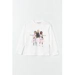 Bluza de bumbac cu Barbie