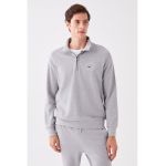Bluza de trening cu fenta cu fermoar