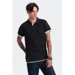 Tricou polo din bumbac pique