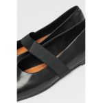 Balerini din piele cu segment elastic