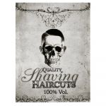 Barber Shop Tablou Craniu Vintage - Material produs:: Poster pe hartie FARA RAMA, Dimensiunea:: 20x30 cm