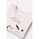 Bluza de trening cu imprimeu grafic - din bumbac Zebri