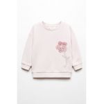 Bluza de trening cu maneci cazute Flor