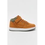 Pantofi sport de piele ecologica cu material textil - cu velcro