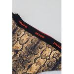 Chiloti cu animal print si banda logo in talie