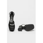 Pantofi D'Orsay din satin cu platforma May
