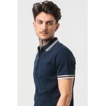 Tricou polo slim fit cu fermoar Toulouse