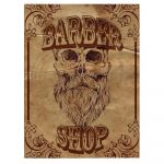 Barber Shop Tablou Vintage - Material produs:: Tablou canvas pe panza CU RAMA, Dimensiunea:: 50x70 cm