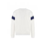 Bluza de trening cu dungi contrastante