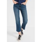 Blugi capri cu croiala kick flared
