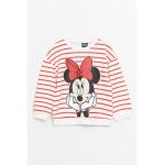 Bluza de trening cu imprimeu si maneci cazute