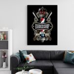 Barber Shop Tablou Shaving - Material produs:: Poster pe hartie FARA RAMA, Dimensiunea:: 20x30 cm