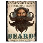 Barber Shop Tablou Shaving Vintage - Material produs:: Poster pe hartie FARA RAMA, Dimensiunea:: 30x40 cm