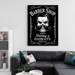 Barber Shop Tablou Shaving - Material produs:: Poster pe hartie FARA RAMA, Dimensiunea:: 30x40 cm