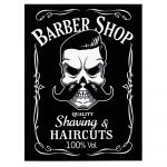 Barber Shop Tablou Shaving - Material produs:: Tablou canvas pe panza CU RAMA, Dimensiunea:: 70x100 cm
