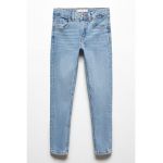 Blugi skinny cu aspect decolorat