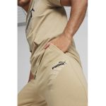 Pantaloni de trening cu imprimeu logo si snur de ajustare in talie Power