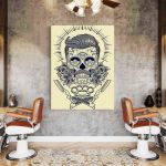 Barber Shop Tablou Shaving - Material produs:: Poster pe hartie FARA RAMA, Dimensiunea:: 40x60 cm