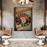 Tablou Barber Shop Shaving Vintage - Material produs:: Poster pe hartie FARA RAMA, Dimensiunea:: 70x100 cm